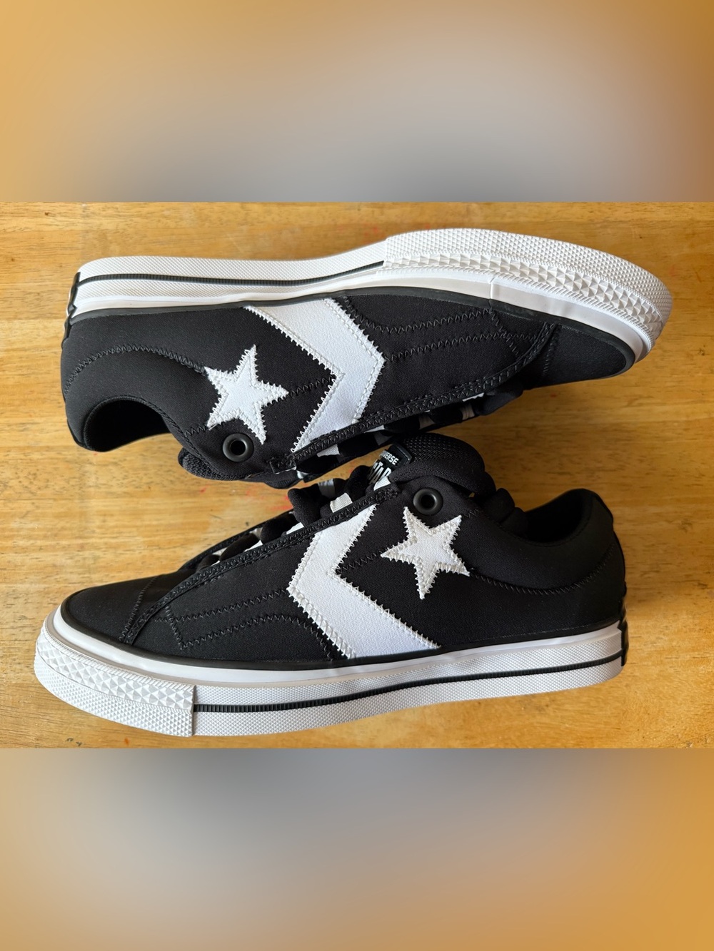 Converse All Star Low Top Black White A11483C Men's Size 9 Women's Size 10.5 NWO